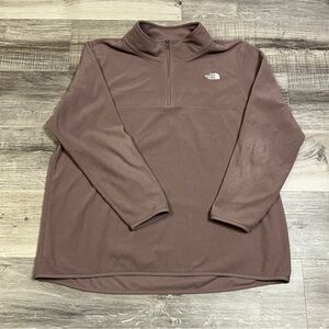 The North Face Women’s 1/4 zip dusty rose size 2x
